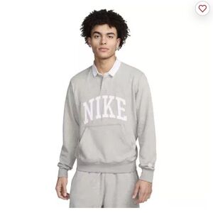 Nike Club Fleece Polo Sweatshirt